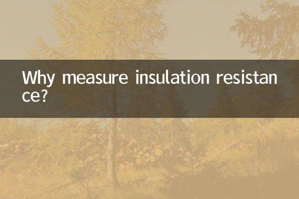 为什么测绝缘电阻