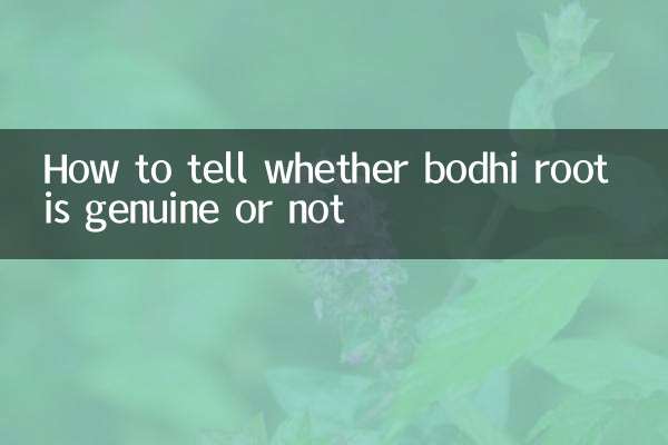 Cómo saber si la raíz de bodhi es genuina o no