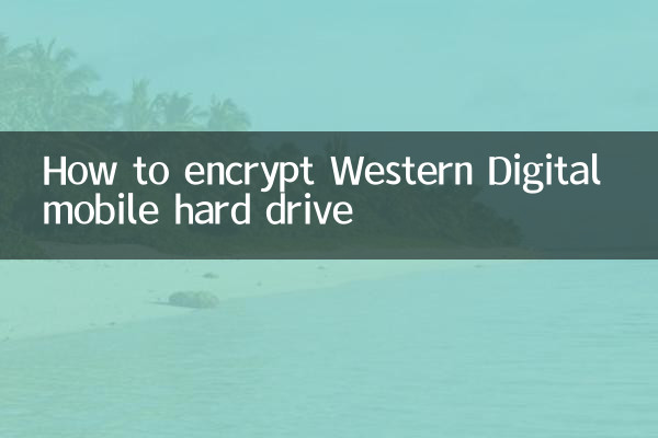 Cómo cifrar el disco duro móvil Western Digital