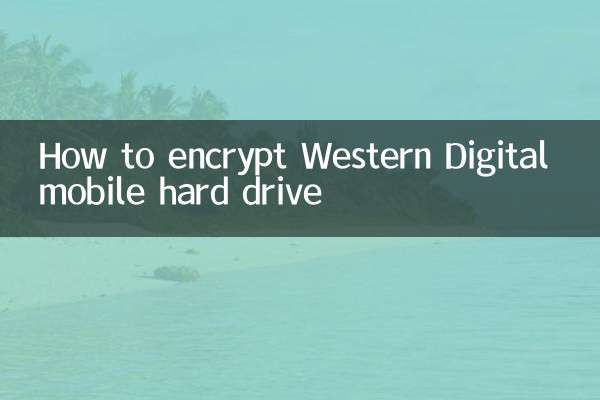 مغربی ڈیجیٹل موبائل ہارڈ ڈرائیو کو خفیہ کرنے کا طریقہ