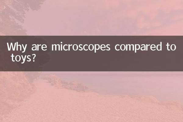 なぜ顕微鏡がおもちゃに例えられるのでしょうか?