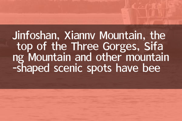 Jinfoshan, Xiannv Mountain, the top of the Three Gorges, Sifang Mountain and other mountain-shaped scenic spots have been replaced with 