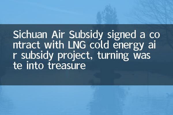 Der Sichuan Air Subvention unterzeichnete einen Vertrag mit LNG Cold Energy Air Subvention Project, in dem Abfall in einen Schatz umgewandelt wurde