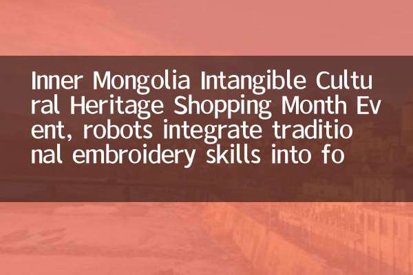 Evento del mese di shopping del patrimonio culturale immateriale della Mongolia