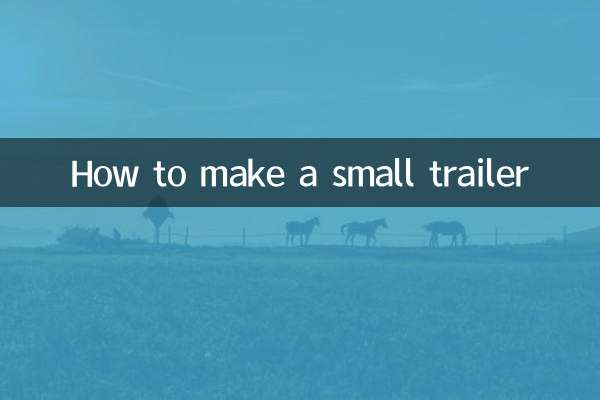 Come fare un piccolo trailer