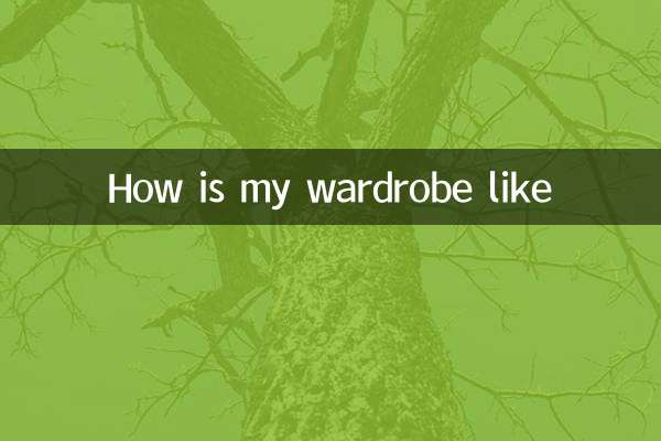 How is my wardrobe like