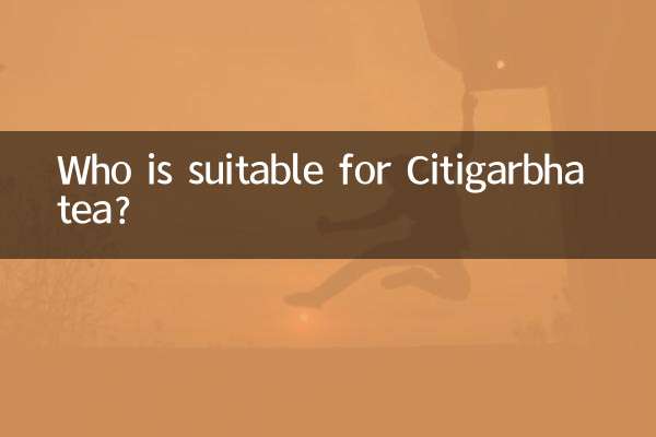 Who is suitable for Citigarbha tea?