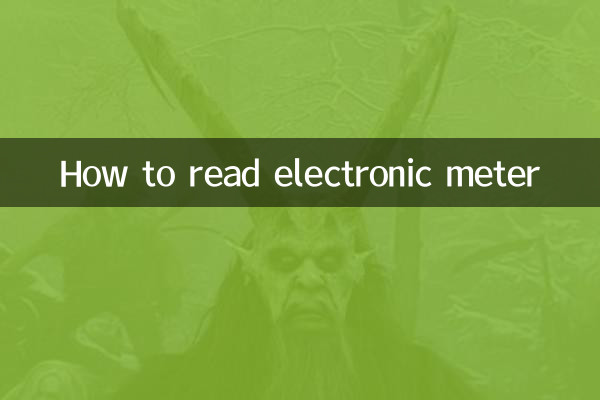 Como ler medidor eletrônico