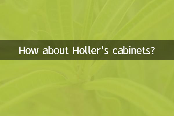E os armários da Holler?