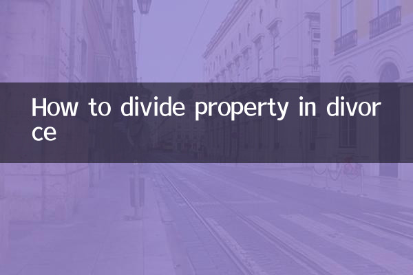 Como dividir bens no divórcio
