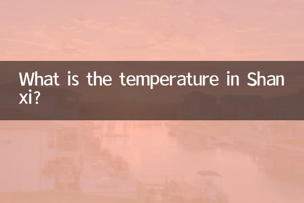 Qual é a temperatura em Shanxi?
