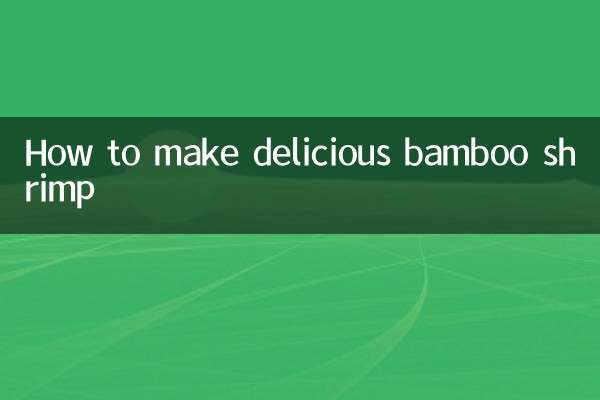 Como fazer um delicioso camarão de bambu