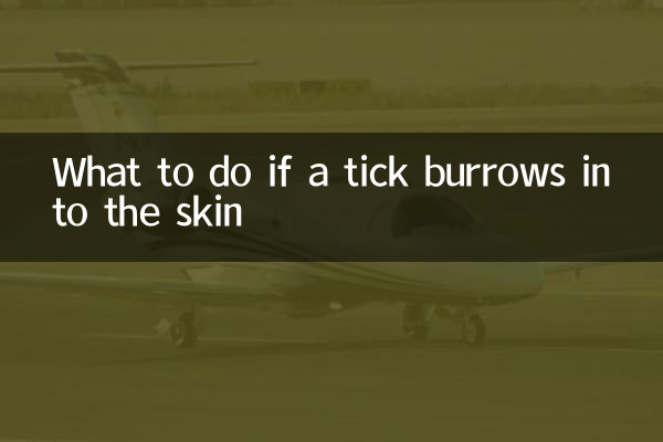 What to do if a tick burrows into the skin