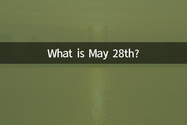 五月二十八是什麼
