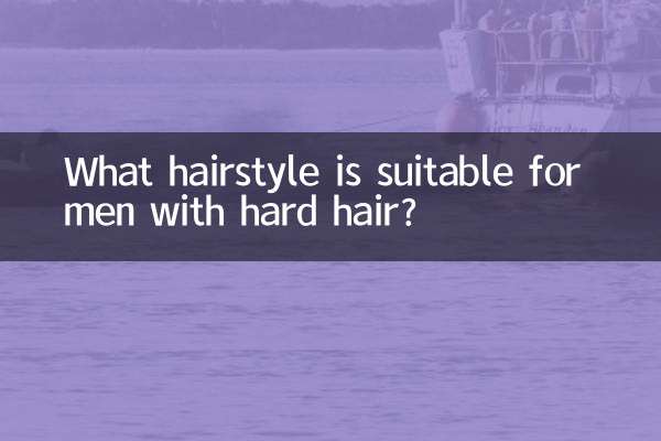 Welche Frisur eignet sich für Männer mit hartem Haar?