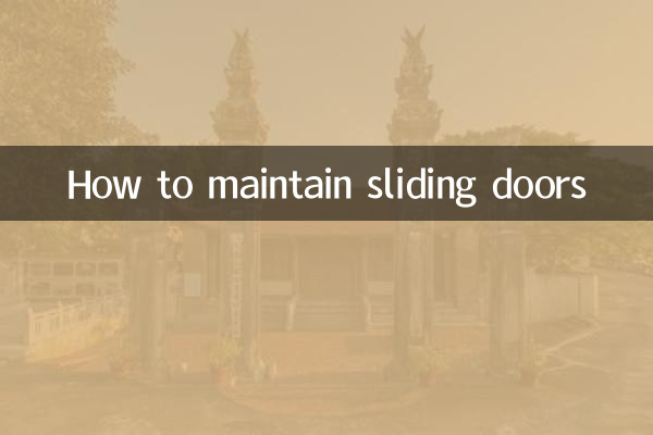 Como fazer a manutenção de portas deslizantes