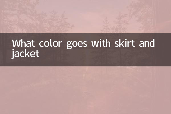 Какой цвет сочетается с юбкой и жакетом