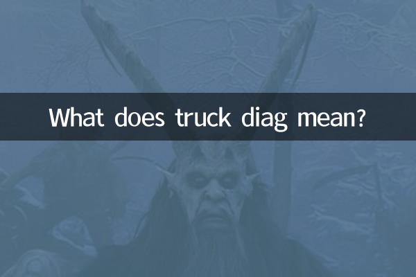 O que significa diagnóstico de caminhão?