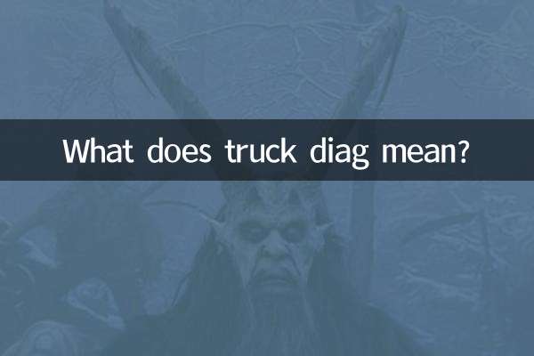 貨車diag什麼意思
