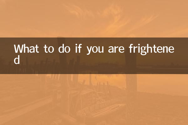 What to do if you are frightened