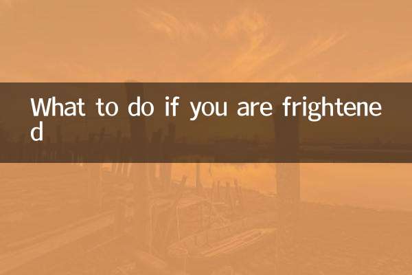 What to do if you are frightened