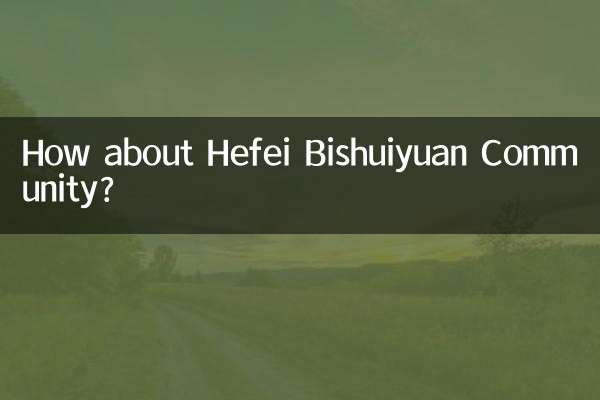 合肥碧水源コミュニティはどうですか？