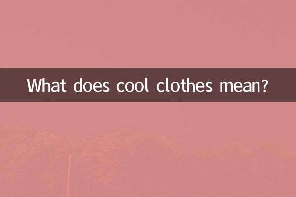 O que significa roupas legais?