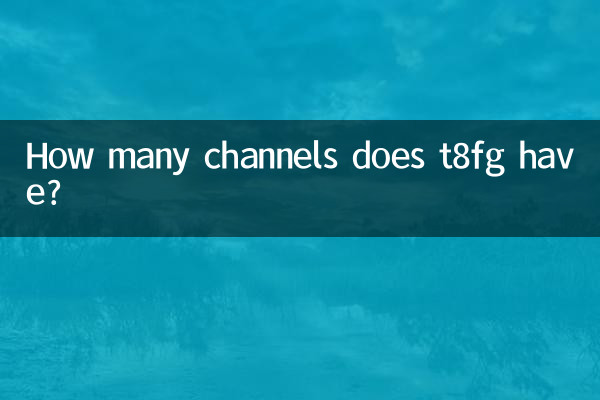Combien de chaînes possède t8fg ?