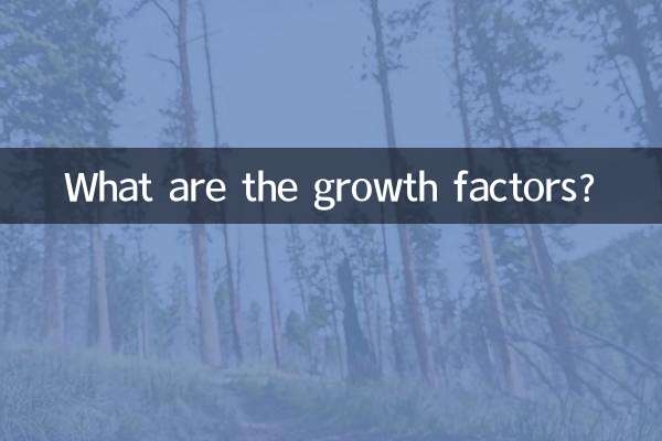 Was sind die Wachstumsfaktoren?