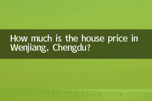 How much is the house price in Wenjiang, Chengdu?