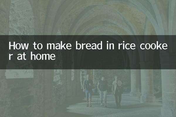 How to make bread in rice cooker at home