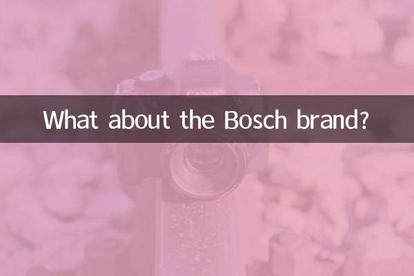 बॉश ब्रांड के बारे में क्या?