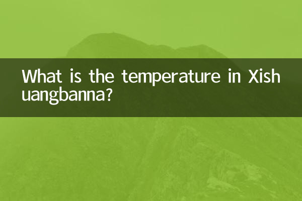 What is the temperature in Xishuangbanna?