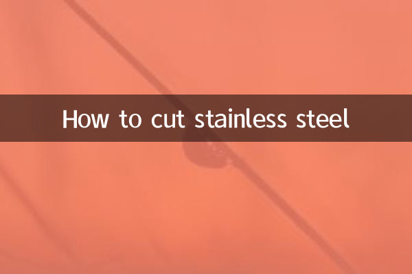 So schneidet man Edelstahl