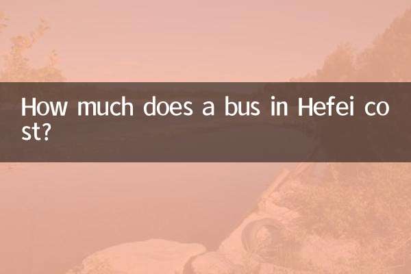 Quanto custa um ônibus em Hefei?