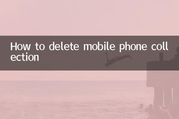 Como excluir coleção de celular