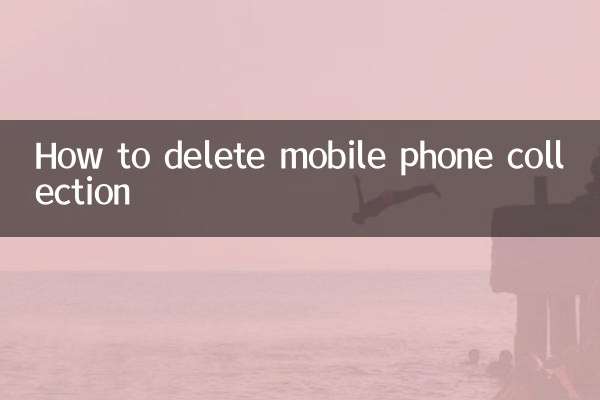 Como excluir coleção de celular