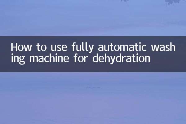 Como usar máquina de lavar totalmente automática para desidratação