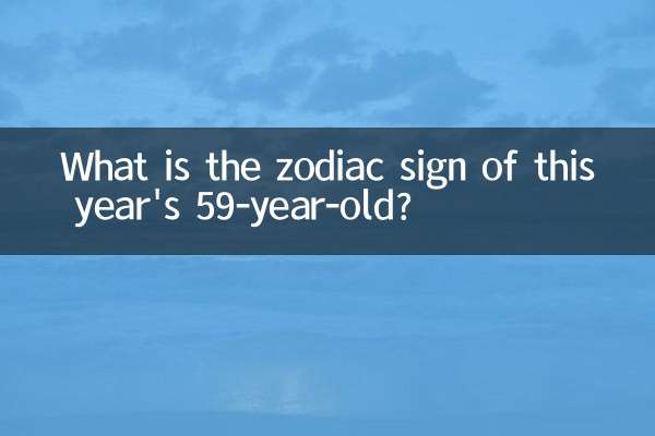 Welches Sternzeichen hat der diesjährige 59-Jährige?