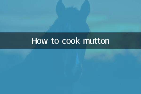 Come cucinare la carne di montone