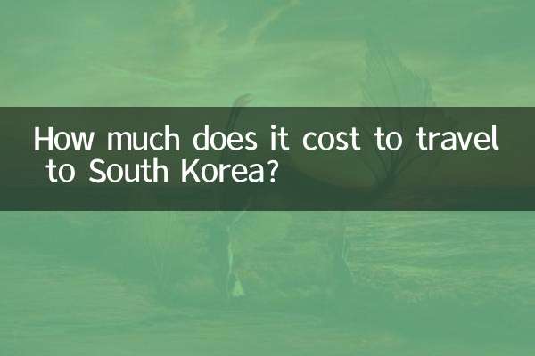 দক্ষিণ কোরিয়া ভ্রমণের জন্য কত খরচ হয়?
