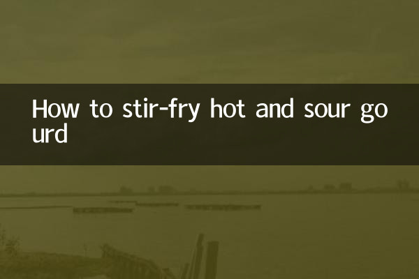 So braten Sie scharf-sauren Kürbis an