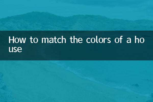 Comment assortir les couleurs d'une maison