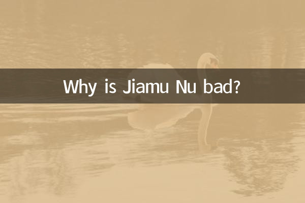 जियामु नु खराब क्यों है?