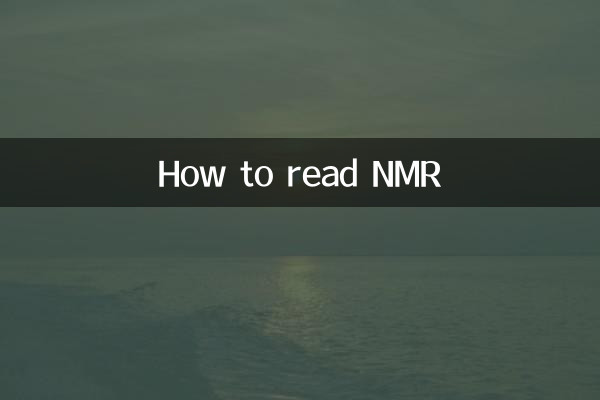 Come leggere l'NMR