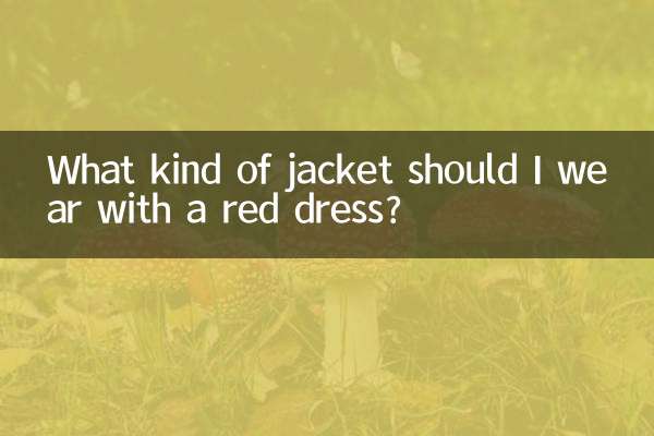 مجھے سرخ لباس کے ساتھ کس قسم کی جیکٹ پہننا چاہئے؟