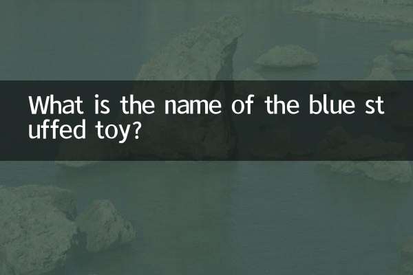 Как называется синяя мягкая игрушка?
