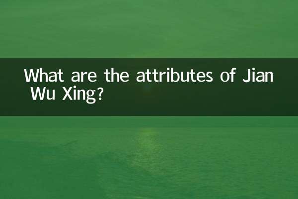 Quels sont les attributs de Jian Wu Xing ?