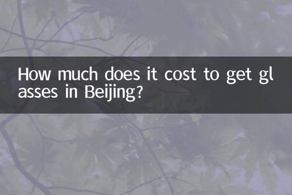 ¿Cuánto cuesta conseguir gafas en Beijing?