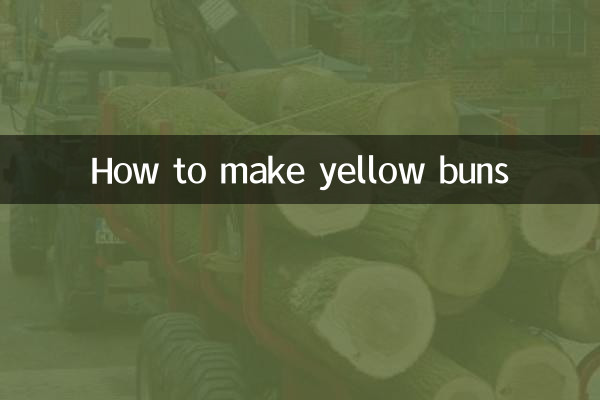 How to make yellow buns